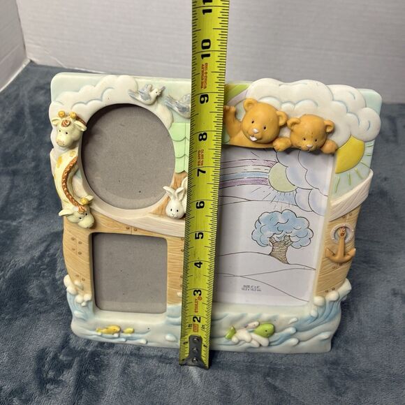 PHOTO FRAME Harvest Moon Noah's Ark~ for 3 Pictures Nursery Tabletop Decor 741 - Picture 8 of 16